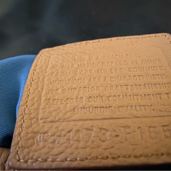 Coach Carmel Leather Zipper Duffle Crossbody Bag Vintage - Picture 8 of 12